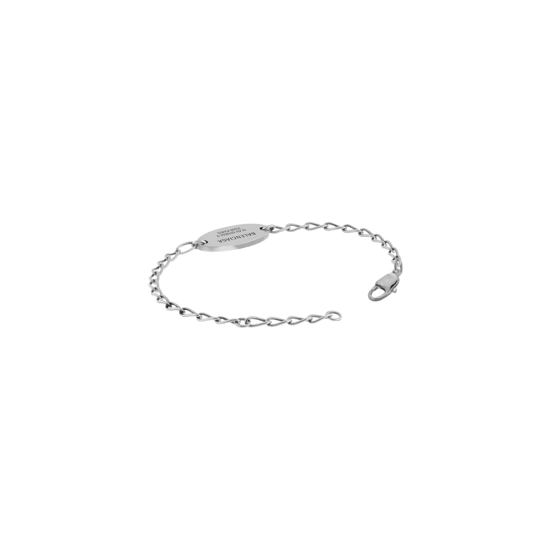 BALENCIAGA  EVERYDAY BRACELET IN ANTIQUE SILVER