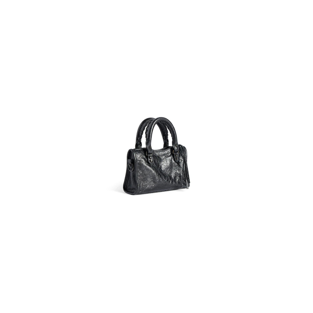 BALENCIAGA WOMEN'S LE CITY BAG NANO IN GRANNY GREEN