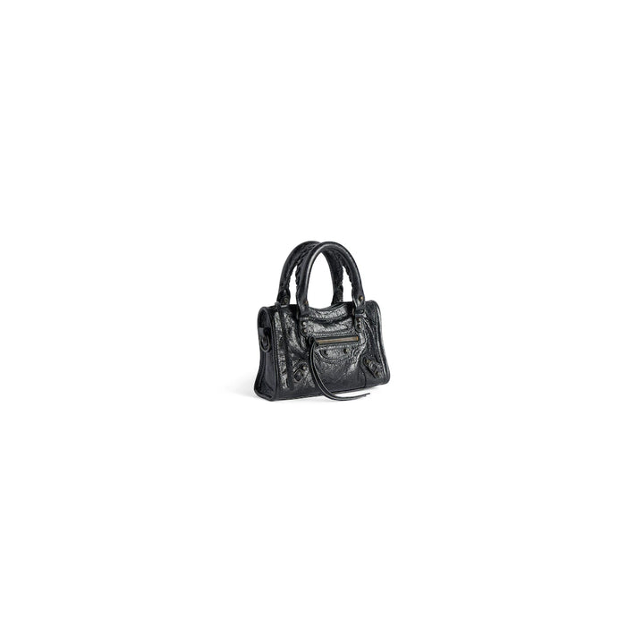 BALENCIAGA WOMEN'S LE CITY BAG NANO IN GRANNY GREEN