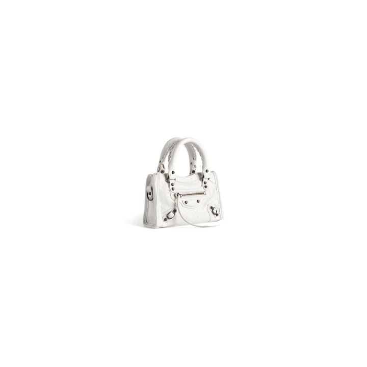 BALENCIAGA WOMEN'S LE CITY BAG NANO IN GRANNY GREEN