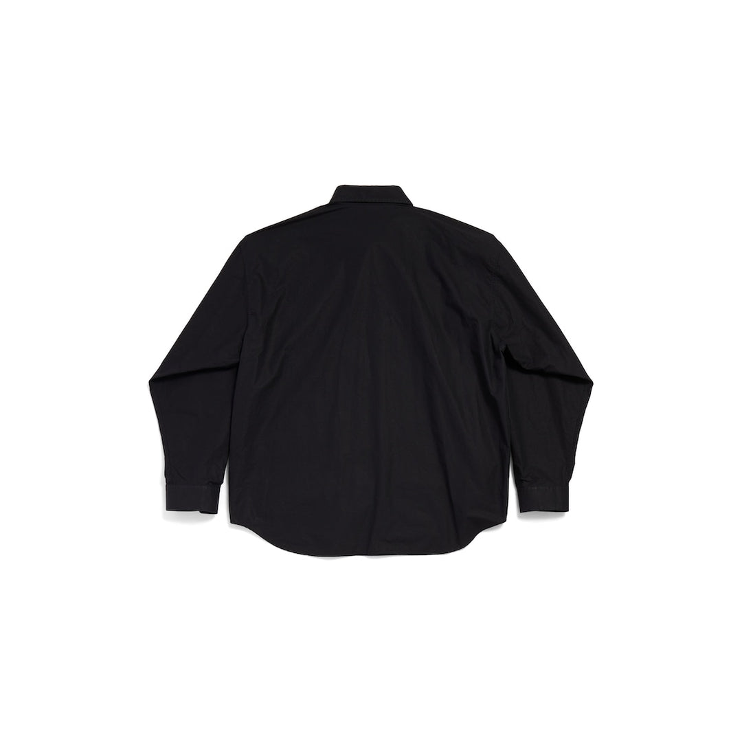 BALENCIAGA Men's Minimal Shirt Oversized in Black