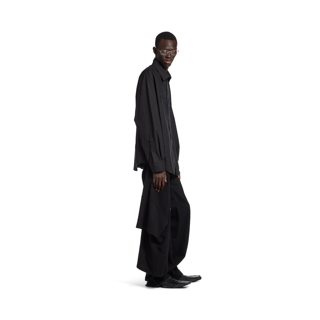 BALENCIAGA Men's Minimal Shirt Oversized in Black