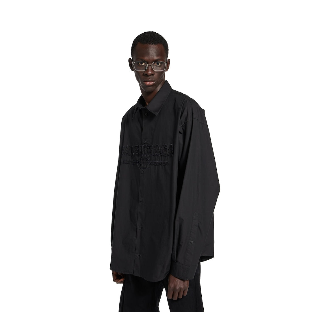 BALENCIAGA Men's Minimal Shirt Oversized in Black
