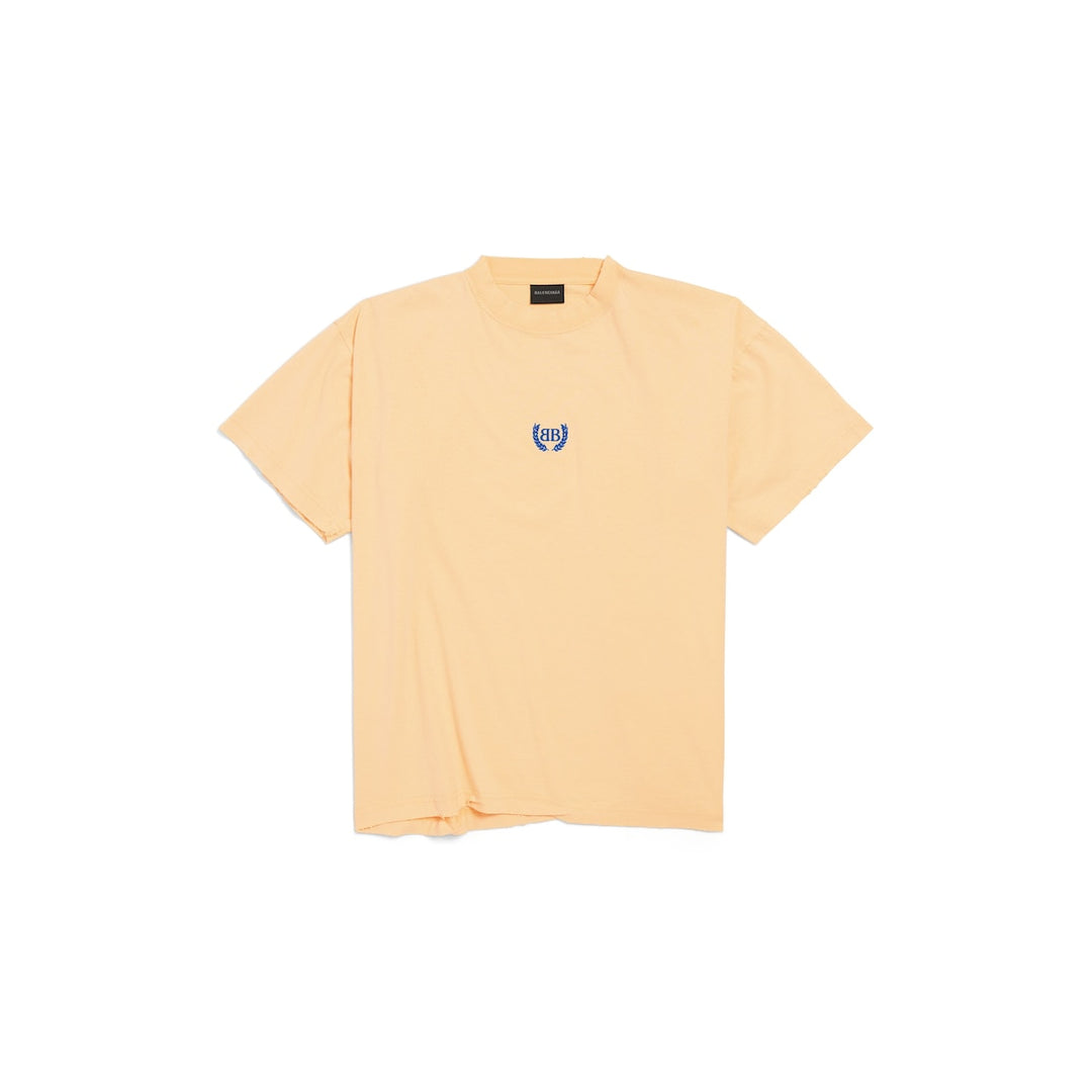 BALENCIAGA Laurel Classic Boxy T-shirt in Baby Pink