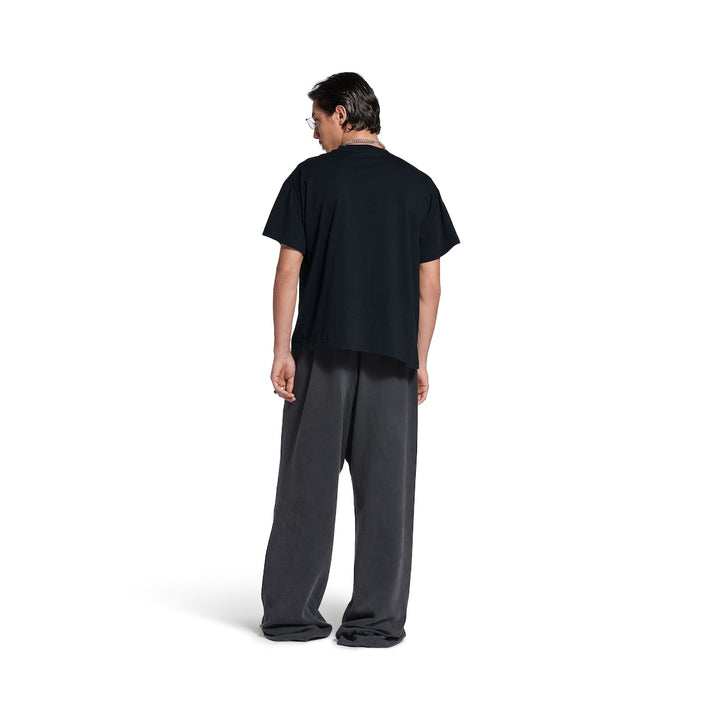BALENCIAGA Men's Balenciaga I Automobili Lamborghini Oversized Sweatpants in Black Faded