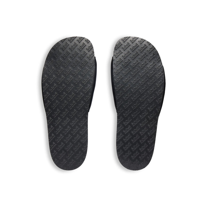 BALENCIAGA Men's Balenciaga I Scholl Flat Sandal in Black