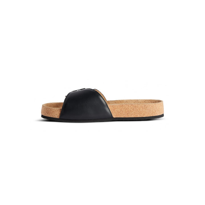 BALENCIAGA Men's Balenciaga I Scholl Flat Sandal in Black
