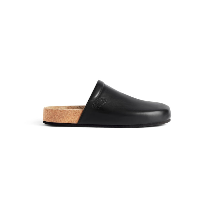 BALENCIAGA Men's Balenciaga I Scholl Flat Mule in Black