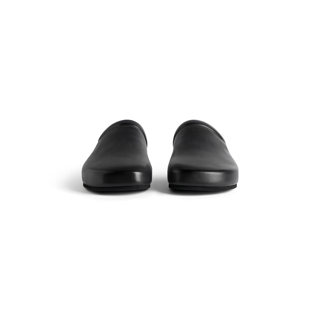BALENCIAGA Men's Balenciaga I Scholl Flat Mule in Black