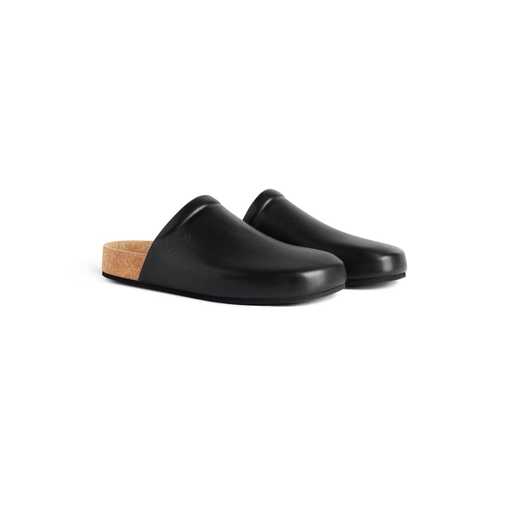 BALENCIAGA Men's Balenciaga I Scholl Flat Mule in Black