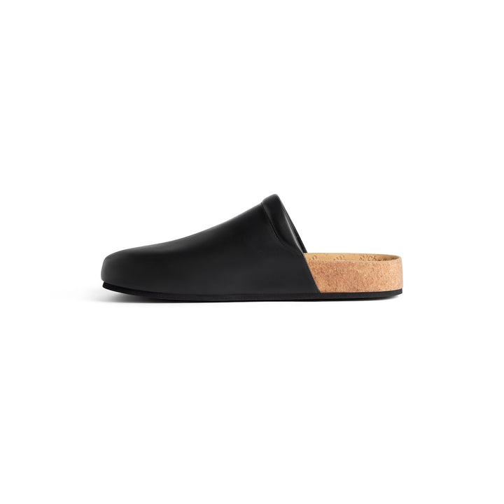 BALENCIAGA Men's Balenciaga I Scholl Flat Mule in Black