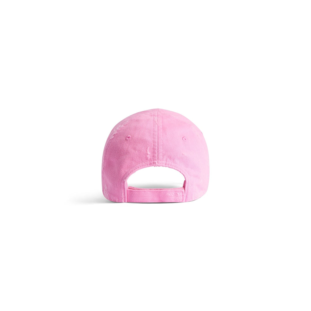 BALENCIAGA  Laurel Classic Cap in Faded Black/red
