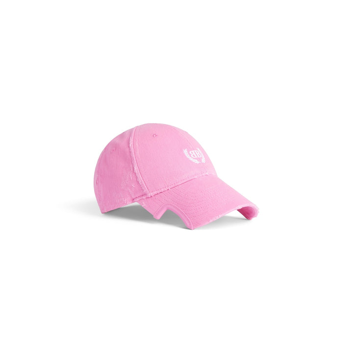 BALENCIAGA  Laurel Classic Cap in Faded Black/red