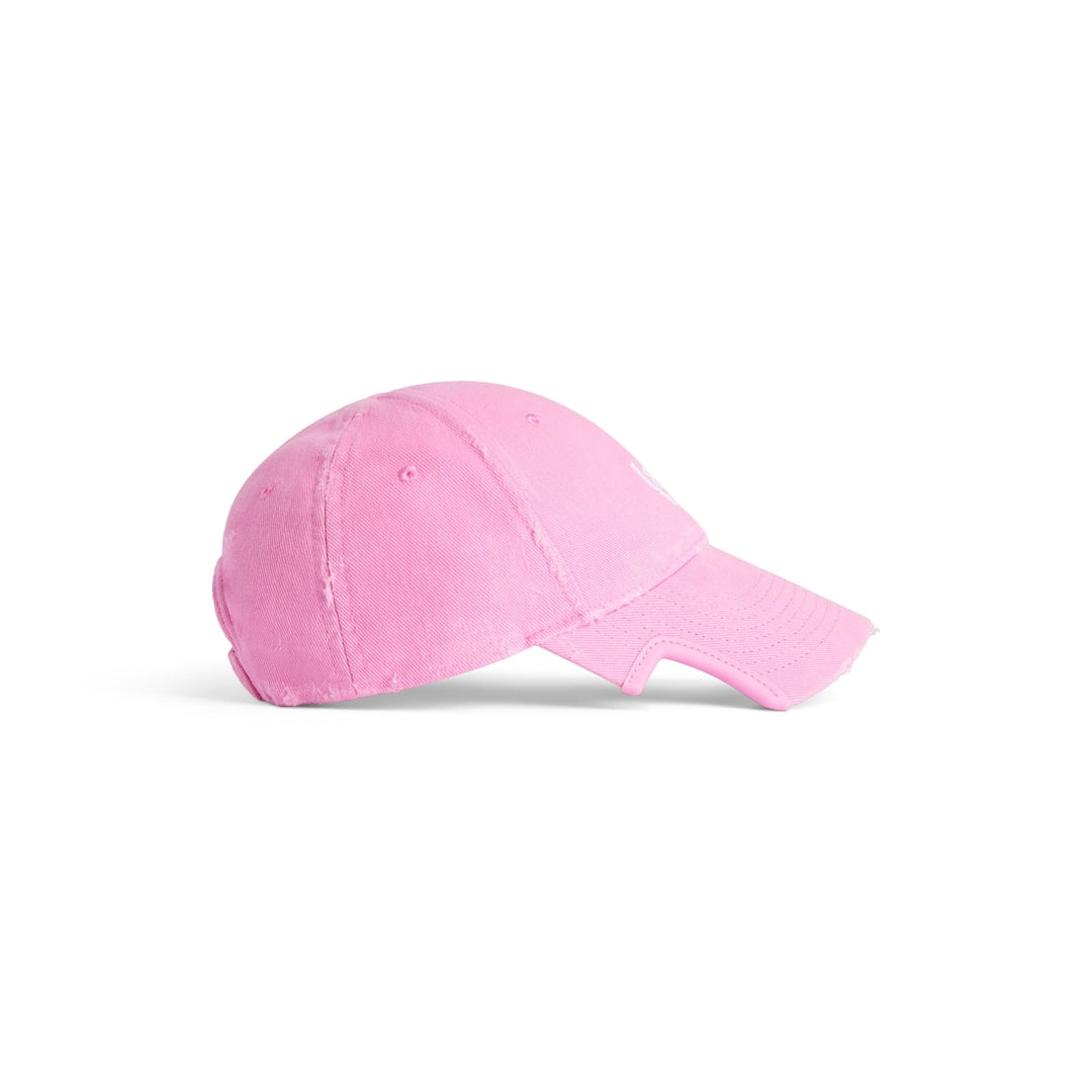 BALENCIAGA  Laurel Classic Cap in Faded Black/red