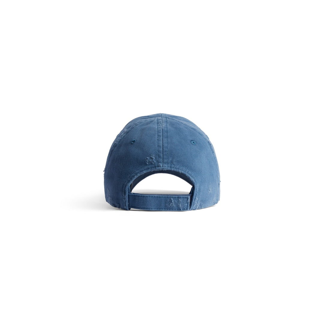 BALENCIAGA  Laurel Classic Cap in Faded Black/red