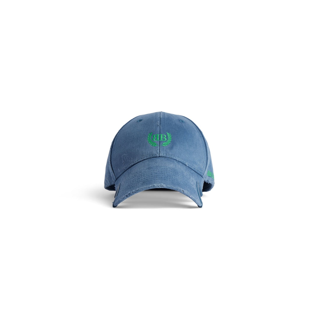 BALENCIAGA  Laurel Classic Cap in Faded Black/red