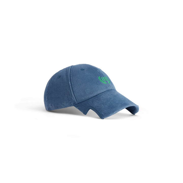 BALENCIAGA  Laurel Classic Cap in Faded Black/red