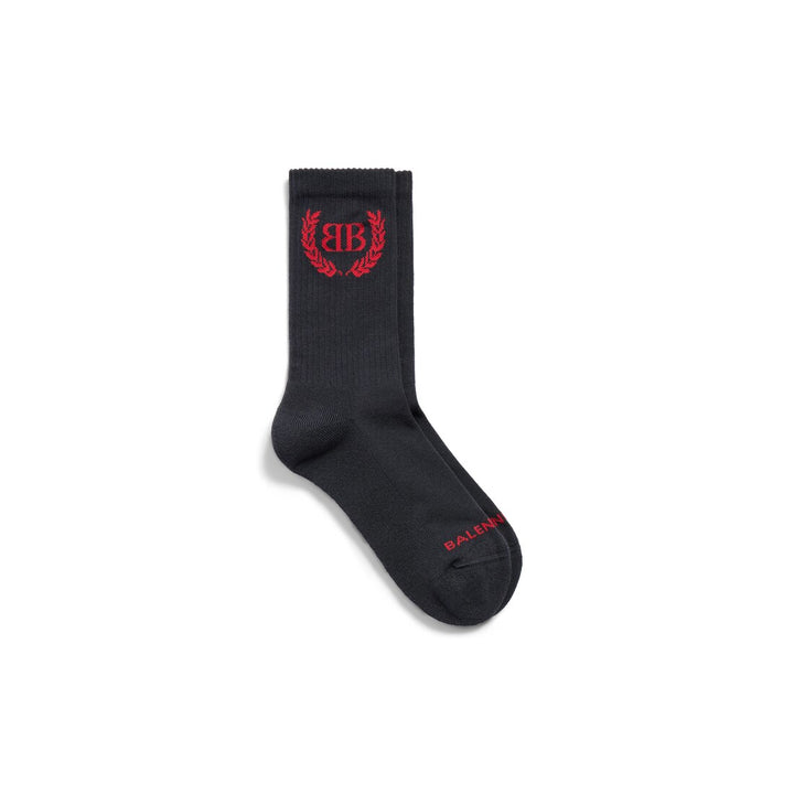 BALENCIAGA Women's Laurel Classic Socks in Faded Black
