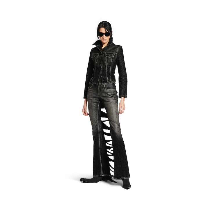 BALENCIAGA Women's Lace-up Jacket in Black