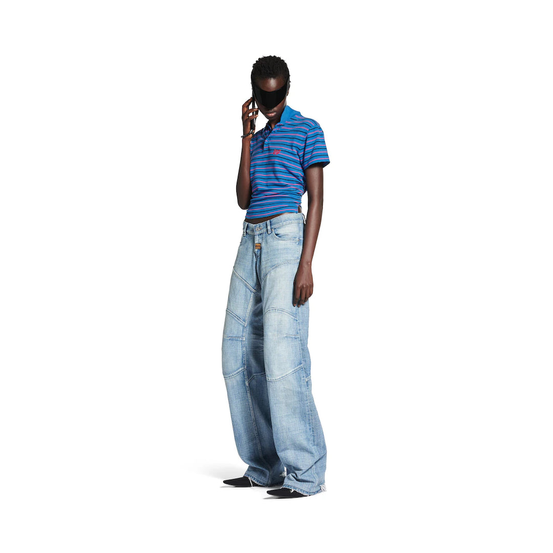 BALENCIAGA LAUREL CLASSIC FITTED POLO