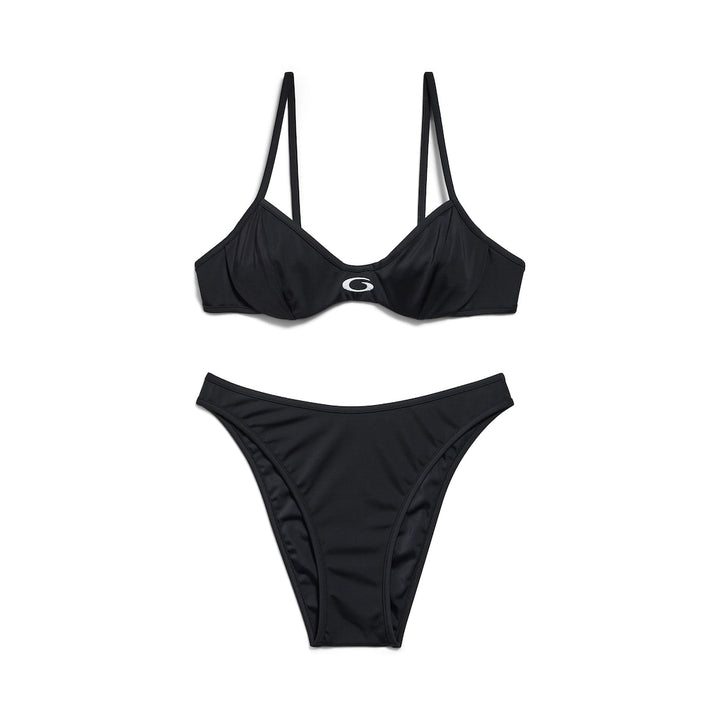 BALENCIAGA Women's Sporty Bikini in Black