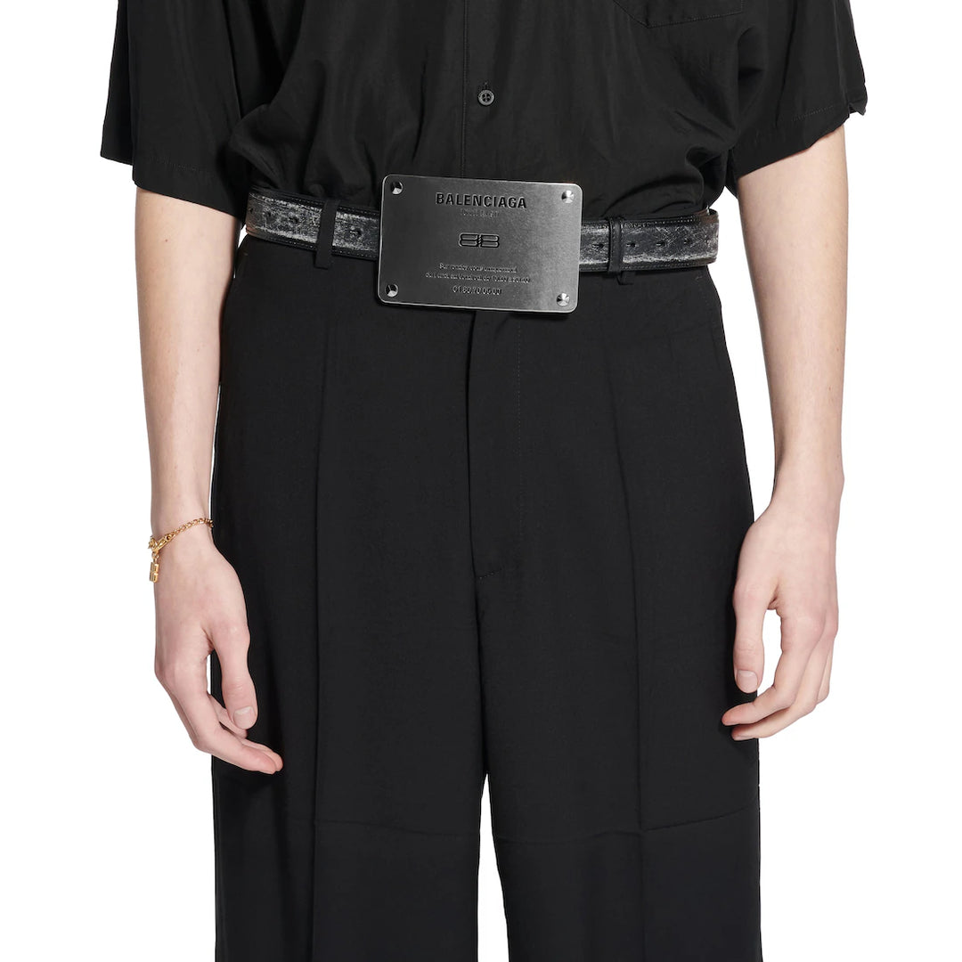 BALENCIAGA NANO THIN BRACELET IN GOLD