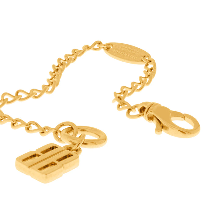 BALENCIAGA NANO THIN BRACELET IN GOLD