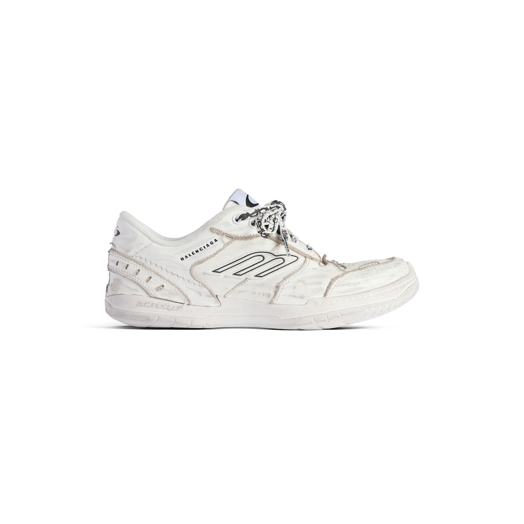 BALENCIAGA Women's Hamptons Medium Worn-out Sneaker in Brown/lilac