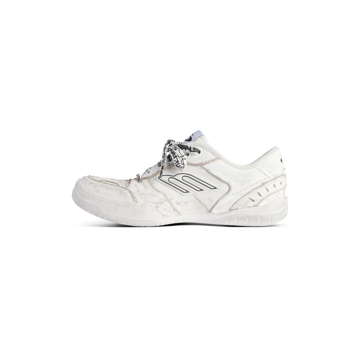 BALENCIAGA Women's Hamptons Medium Worn-out Sneaker in Brown/lilac
