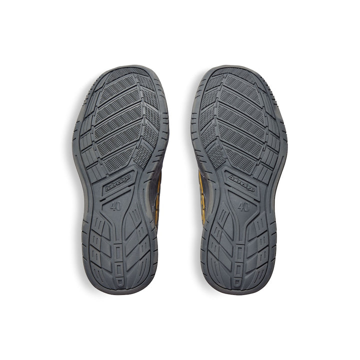 BALENCIAGA Men's Hamptons Worn-out Sneaker in White/dark Blue/grey