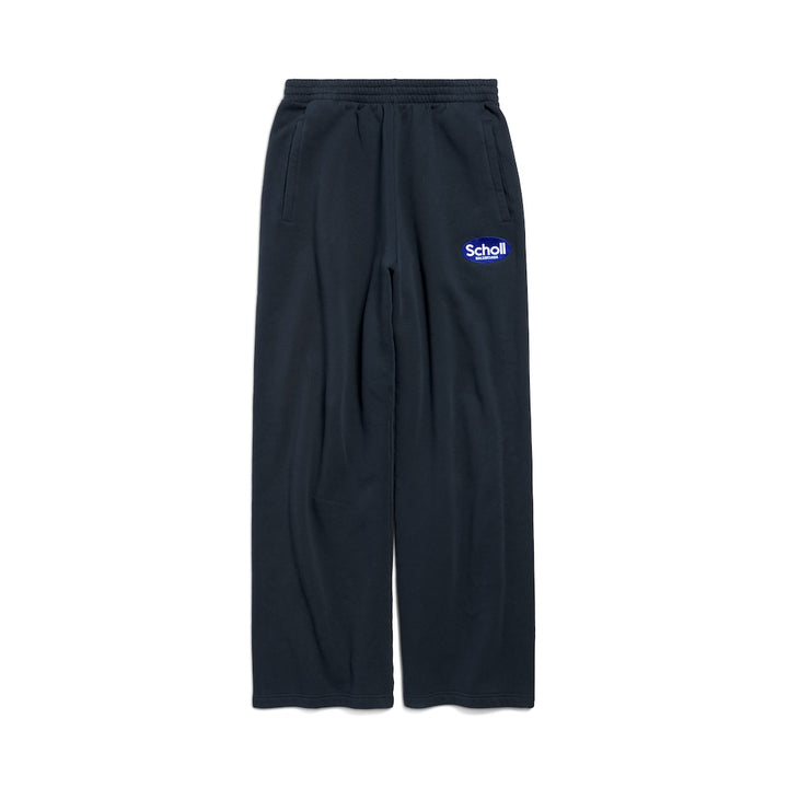 BALENCIAGA Men's Balenciaga I Scholl Baggy Sweatpants in Black Faded