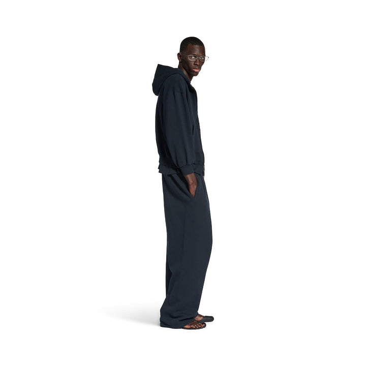 BALENCIAGA Men's Balenciaga I Scholl Baggy Sweatpants in Black Faded