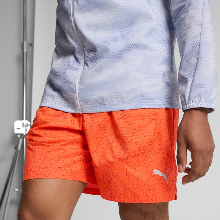 PUMA Men's Patterned Running Shorts