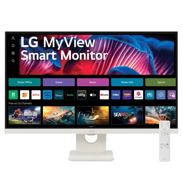 LG 27" MyView Smart Monitor 4K UHD IPS with webOS and USB Type-C™