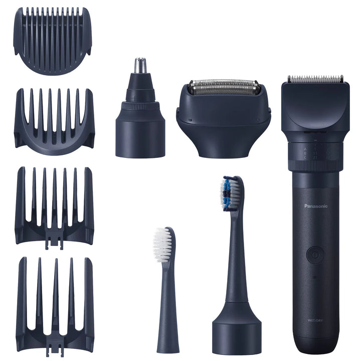 Panasonic MultiShape Ultimate All-in-One Travel Grooming Kit + Toiletry Bag
