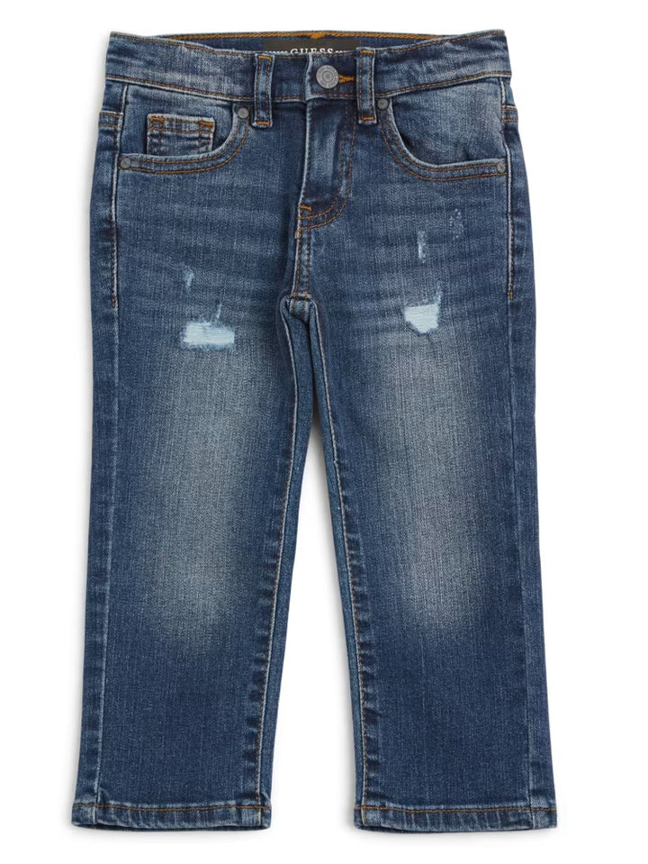 Guess Bear Distressed Skinny Jeans (2-7)