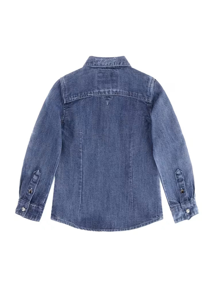 Guess Woven Chambray Shirt (3m-7)