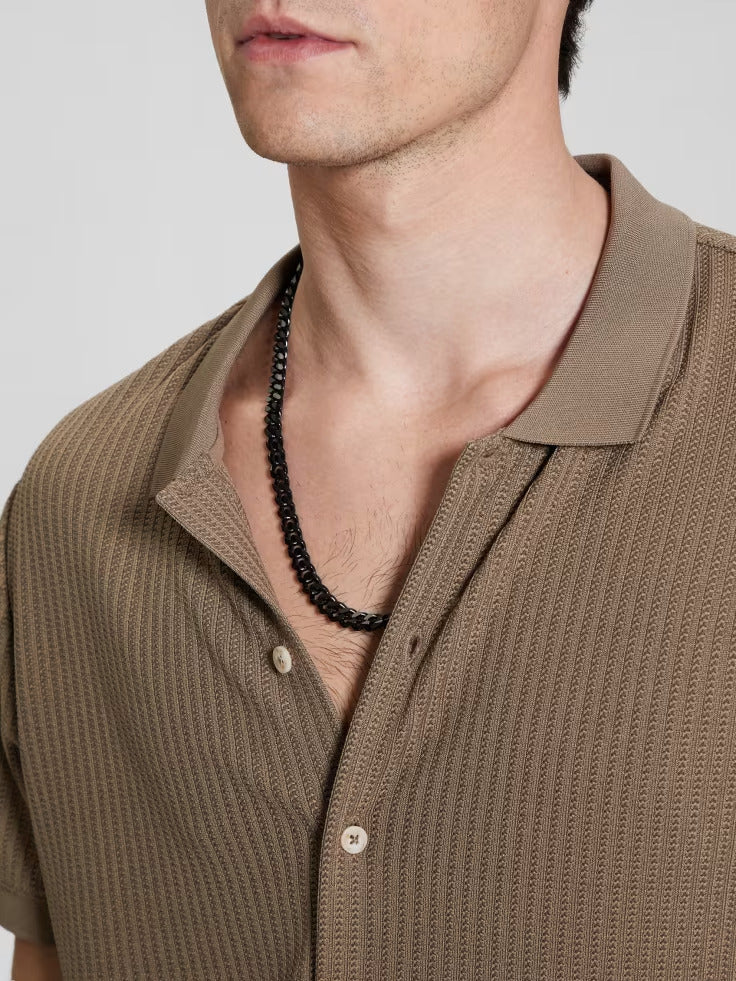 Guess Black Chunky Chain Necklace