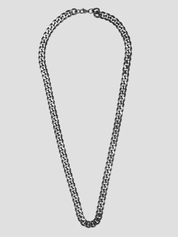 Guess Black Chunky Chain Necklace