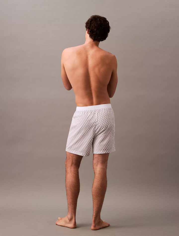 Calvin Klein Allover Monogram Logo Swim Shorts