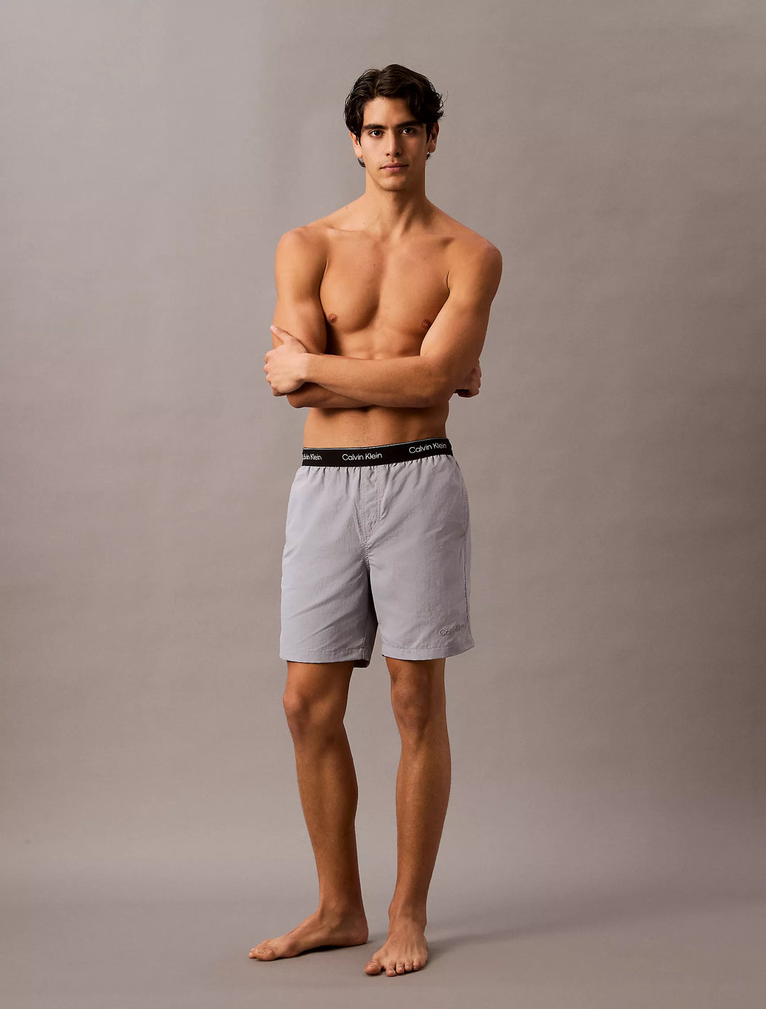 Calvin Klein Logo Waistband Swim Shorts