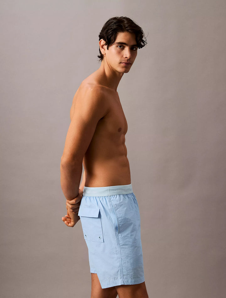 Calvin Klein Logo Waistband Swim Shorts
