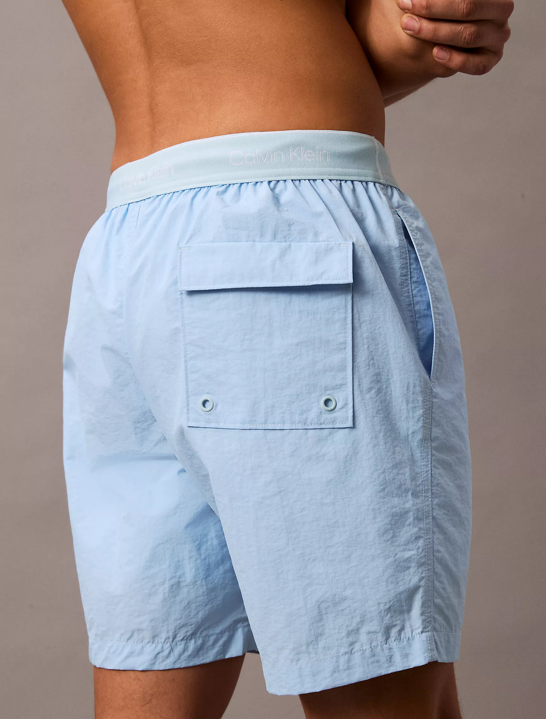Calvin Klein Logo Waistband Swim Shorts
