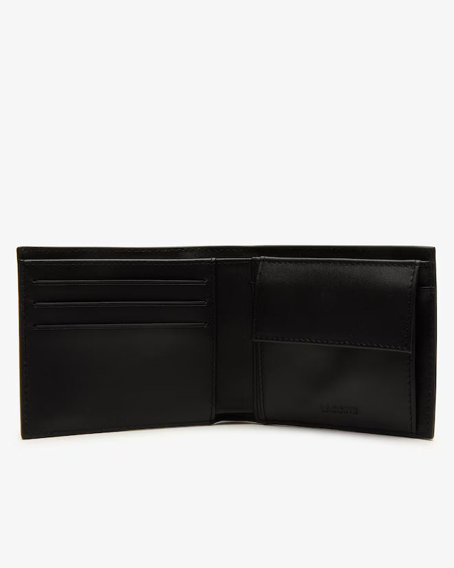 Lacoste Men's FG Leather Billfold & Card Holder Gift Set