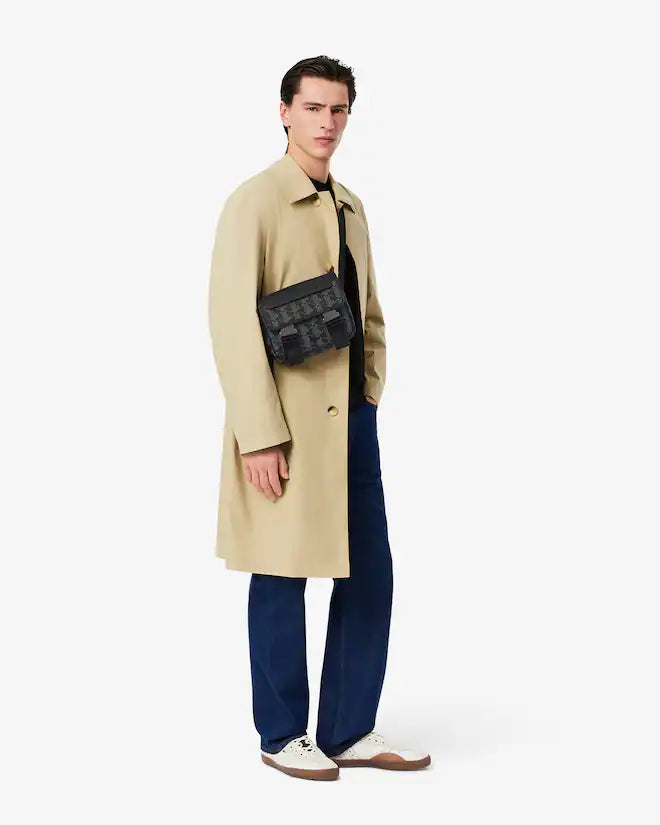 Lacoste Men's The Blend Clip Flap Satchel