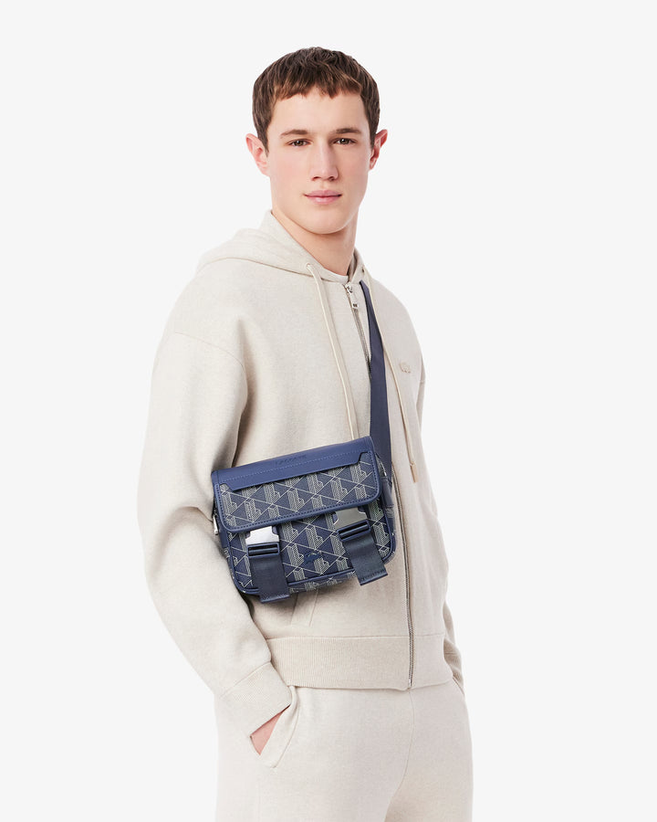 Lacoste Men's The Blend Clip Flap Satchel