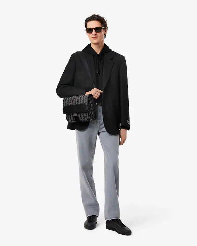 Lacoste Men's Large The Blend Flap Close Bag