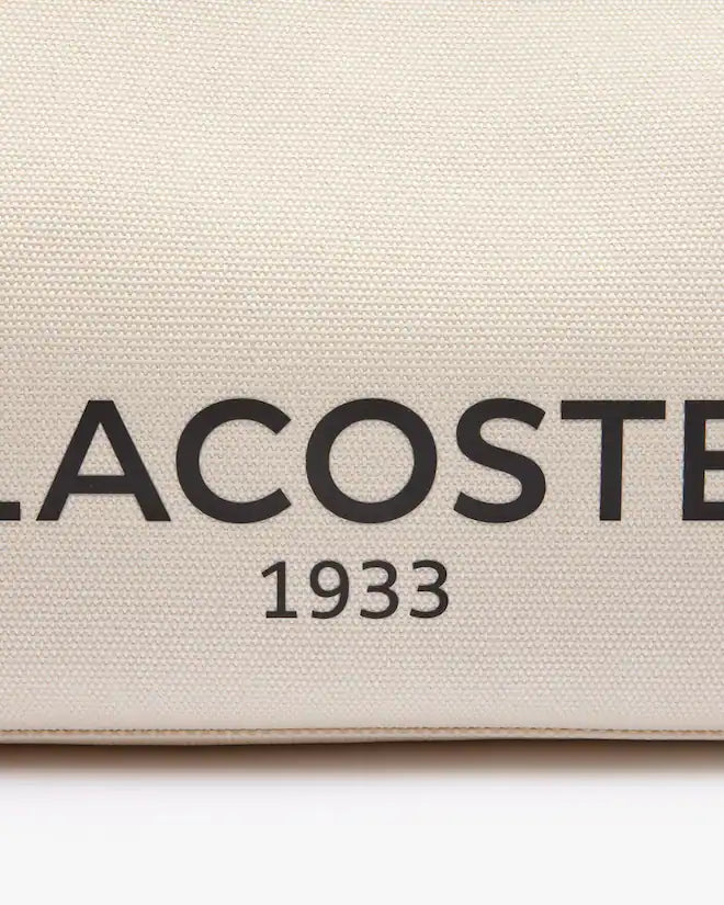 Lacoste Unisex Large Heritage Canvas Tote