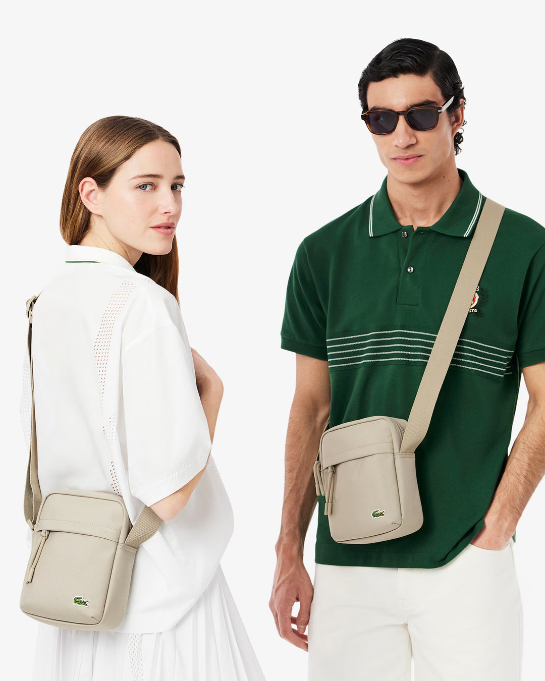 Lacoste Unisex Neocroc Shoulder Bag