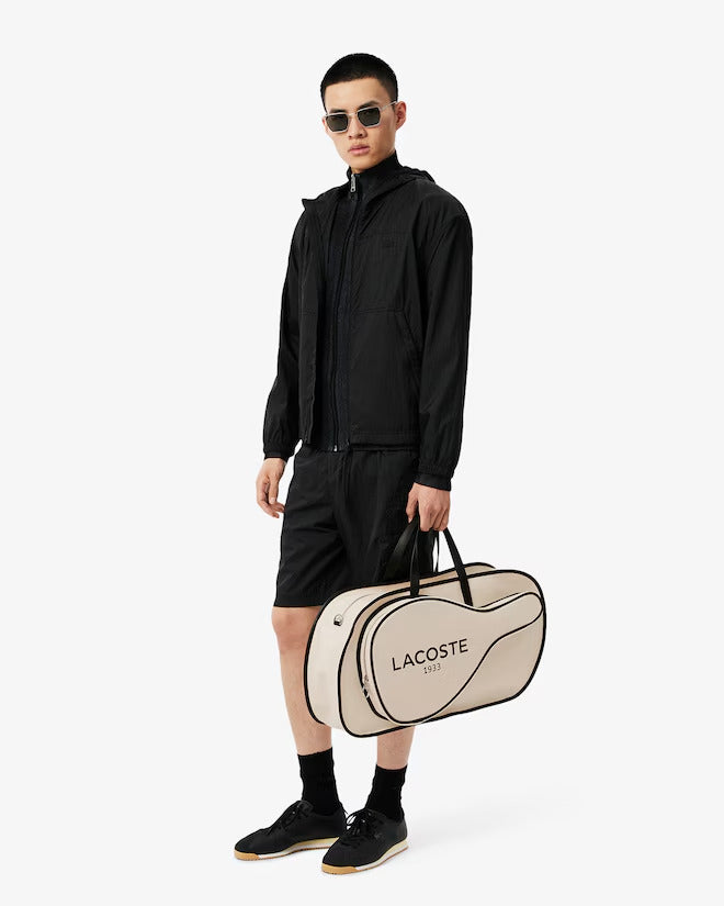 Lacoste Unisex Large Heritage Canvas Racket Bag